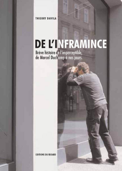 Couverture du livre 'De l'Inframince' par Thierry Davila
